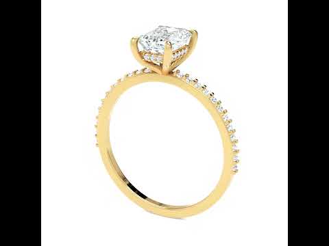 Mayfair EMERALD PAVE 1 ct YG video