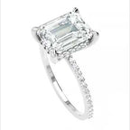 Mayfair EMERALD PAVE 3 ct WG video