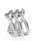 Inel Aurelia Chevron Minimalist din Aur 18k
