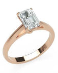 Inel de Logodnă Solitaire Radiant din Aur 14k cu Diamant Creat în Laborator de 1.2 ct