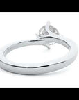 Inel de Logodnă din Aur 14k cu Diamante Naturale Solitaire Etern Pavé de 1.15 ct