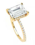 Mayfair EMERALD PAVE 3 ct YG video