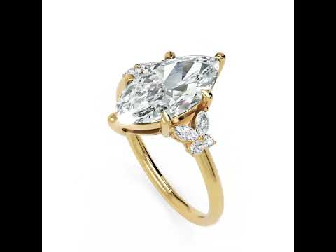 Sandringham Marquise 2 ct YG video