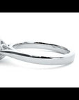 Inel de Logodnă cu Diamante Naturale Halo Solitaire de 0.54 ct