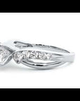 Inel De Logodnă Mirage de Lune din Aur 14k cu Diamante Create în Laborator de 1.09 ct