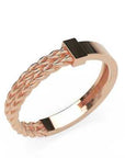 Inel Victoire Tressé Minimalist din Aur 14k