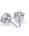 Cercei Stud Royal din Aur 14k Cu Diamante Create în Laborator Tăietură Briliant de 2.6 ct