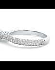 Inel De Logodnă Précieux Pavé cu Diamante Naturale de 1.27 ct