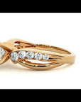 Inel De Logodnă Mirage de Lune din Aur 14k cu Diamante Create în Laborator de 1.09 ct