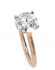Inel de Logodnă din Aur 14k cu Moissanite Solitaire Rotund de 1.5 ct