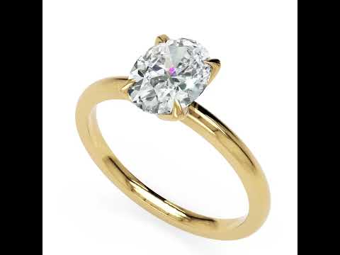 Knightsbridge OVAL 1 ct YG video