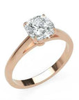 Inel de Logodnă Solitaire Cushion din Aur 14k cu Diamant Creat în Laborator de 1.4 ct