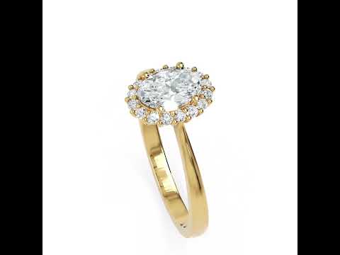 Hampstead Oval 0.6 ct YG video