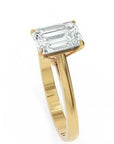 Inel de Logodnă Solitaire Radiant din Aur 14k cu Diamant Creat în Laborator de 1.2 ct
