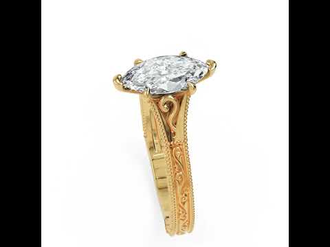 Westminster Marquise 1 ct YG video