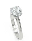 Inel de Logodnă Solitaire Cushion din Aur 14k cu Diamant Creat în Laborator de 1.4 ct