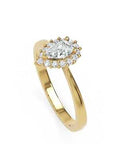 St. Moritz Pear 0.5 ct YG video