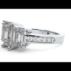 Inel de Logodnă Trei Diamante Create în Laborator de 2.46 ct