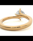 Inel de Logodnă din Aur 14k cu Diamante Naturale Solitaire Etern Pavé de 1.15 ct