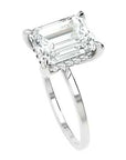Inel de Logodnă Rachelle din Aur 14k cu Diamant Creat în Laborator Emerald de 3 ct