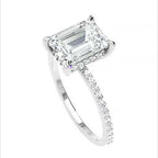 Mayfair EMERALD PAVE 2 ct WG video