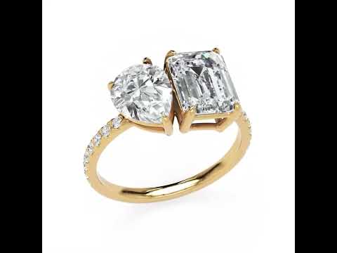Habsburg Emerald 2 ct YG video