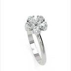 Flower PEAR 0.4 ct WG video