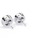 Cercei Stud Bezel din Aur 14k cu Diamante Create în Laborator Tăietură Briliant de 2.5 ct
