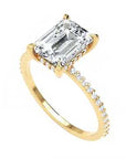 Mayfair EMERALD PAVE 2 ct YG video
