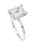 Inel de Logodnă Rachelle din Aur 18k cu Diamant Natural Emerald de 2 ct