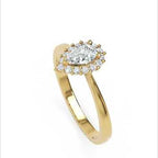 St. Moritz Pear 0.5 ct YG video