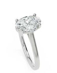 Inel de Logodnă Duchesse Éléonore din Aur 14k cu Moissanite Oval de 1.45 ct