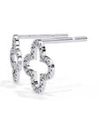 Cercei Star Stud din Aur 14k cu Moissanite Tăietură Briliant de 0.24 ct