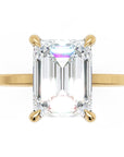 Inel de Logodnă Rachelle din Aur 18k cu Diamant Creat în Laborator Emerald de 2 ct din 18k Aur Galben - Castelo.ro